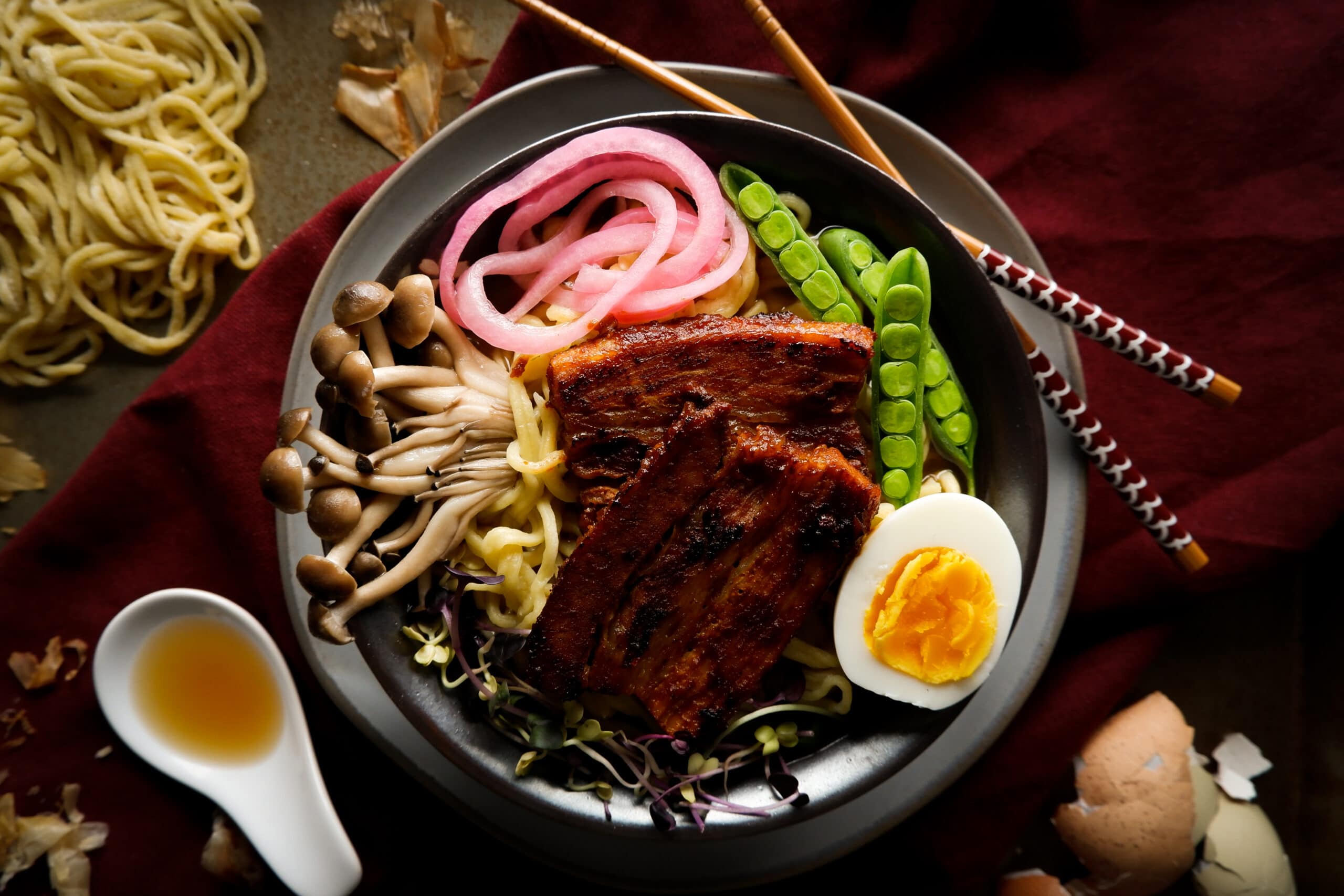 gochujang pork belly ramen.