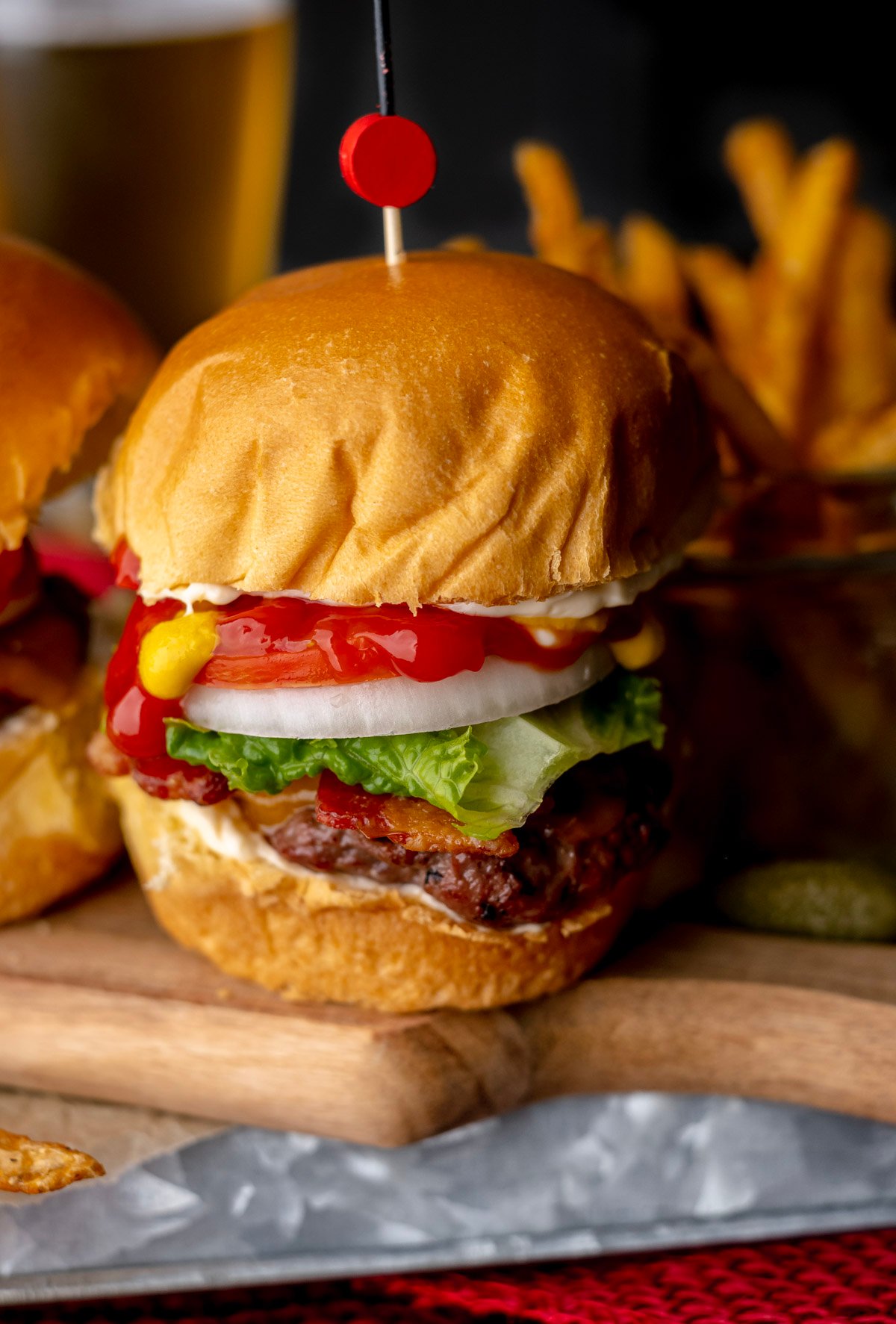 Grilled Elk Burger Sliders with Bacon Peak to Plate