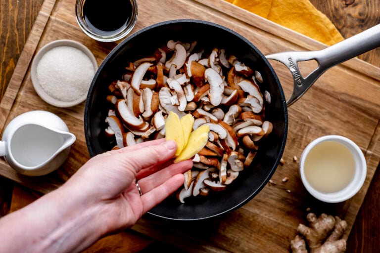 SoyMarinated Shiitake Mushrooms Peak to Plate