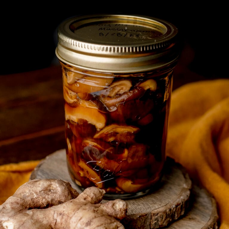 SoyMarinated Shiitake Mushrooms Peak to Plate