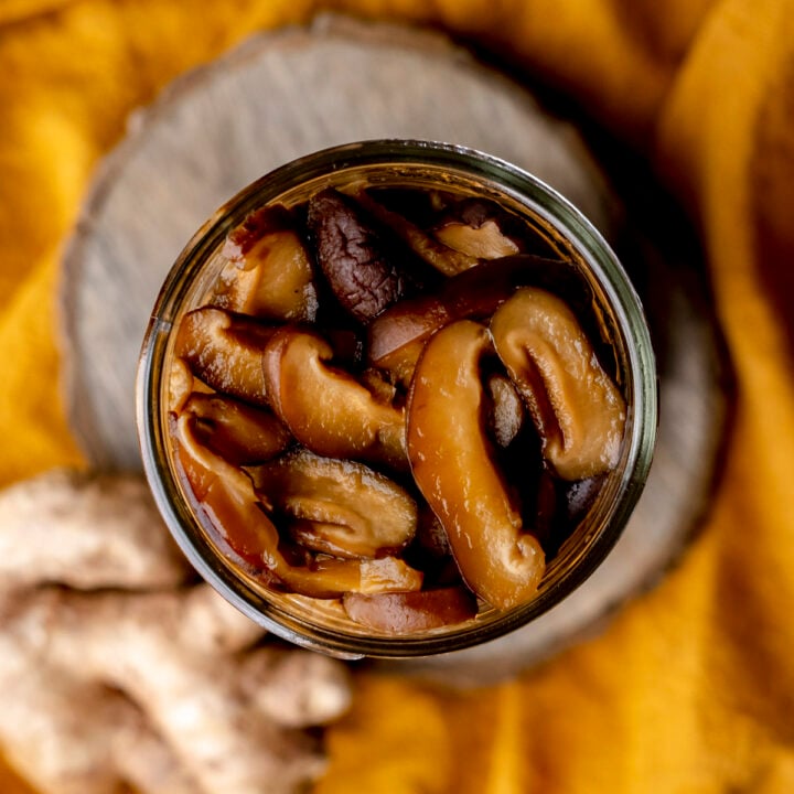SoyMarinated Shiitake Mushrooms Peak to Plate