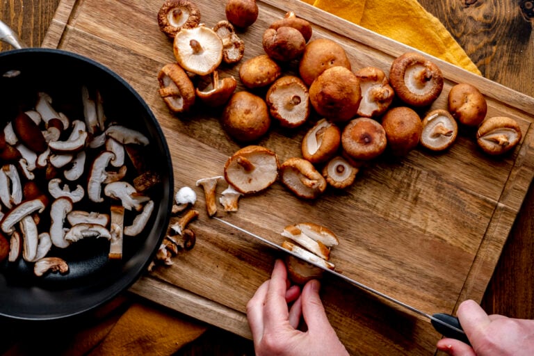 SoyMarinated Shiitake Mushrooms Peak to Plate