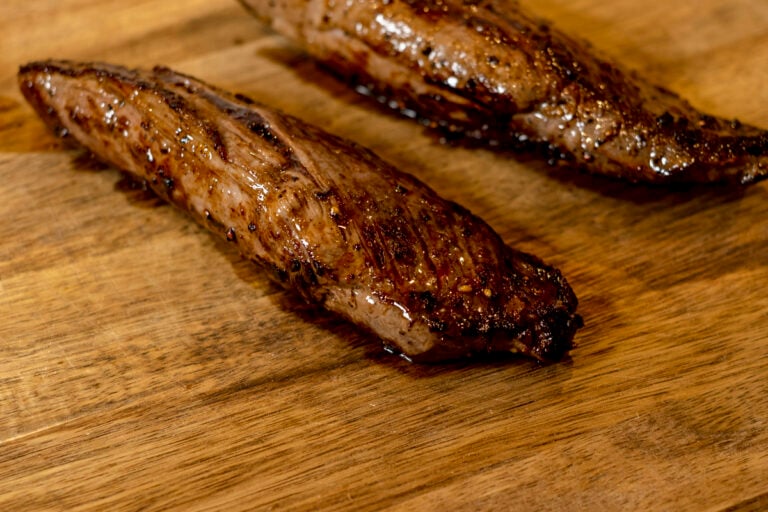 Simple Cast Iron Venison Tenderloin Peak to Plate