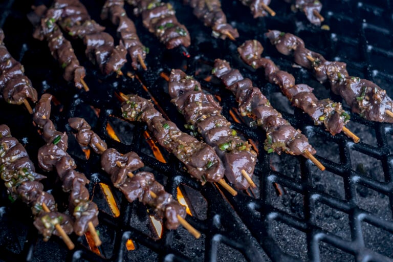 Grilled Venison Heart Skewers (Easy Deer Heart Recipe) Peak to Plate