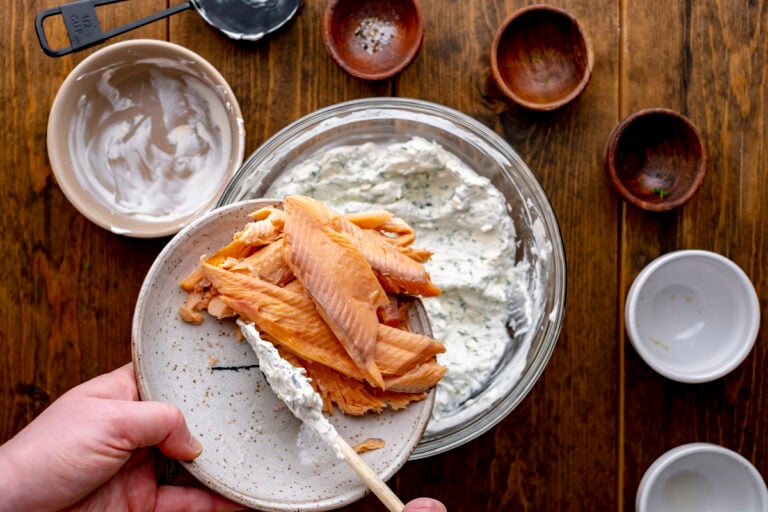 Easy Smoked Trout Dip with Lemon and Dill Peak to Plate