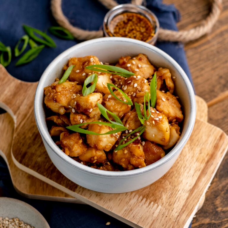 Teriyaki Halibut Bites (Easy Asian Halibut Recipe) Peak to Plate