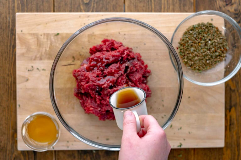 Maple Venison Breakfast Sausage with Fresh Herbs Peak to Plate