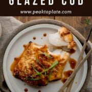 honey soy glazed cod pin.