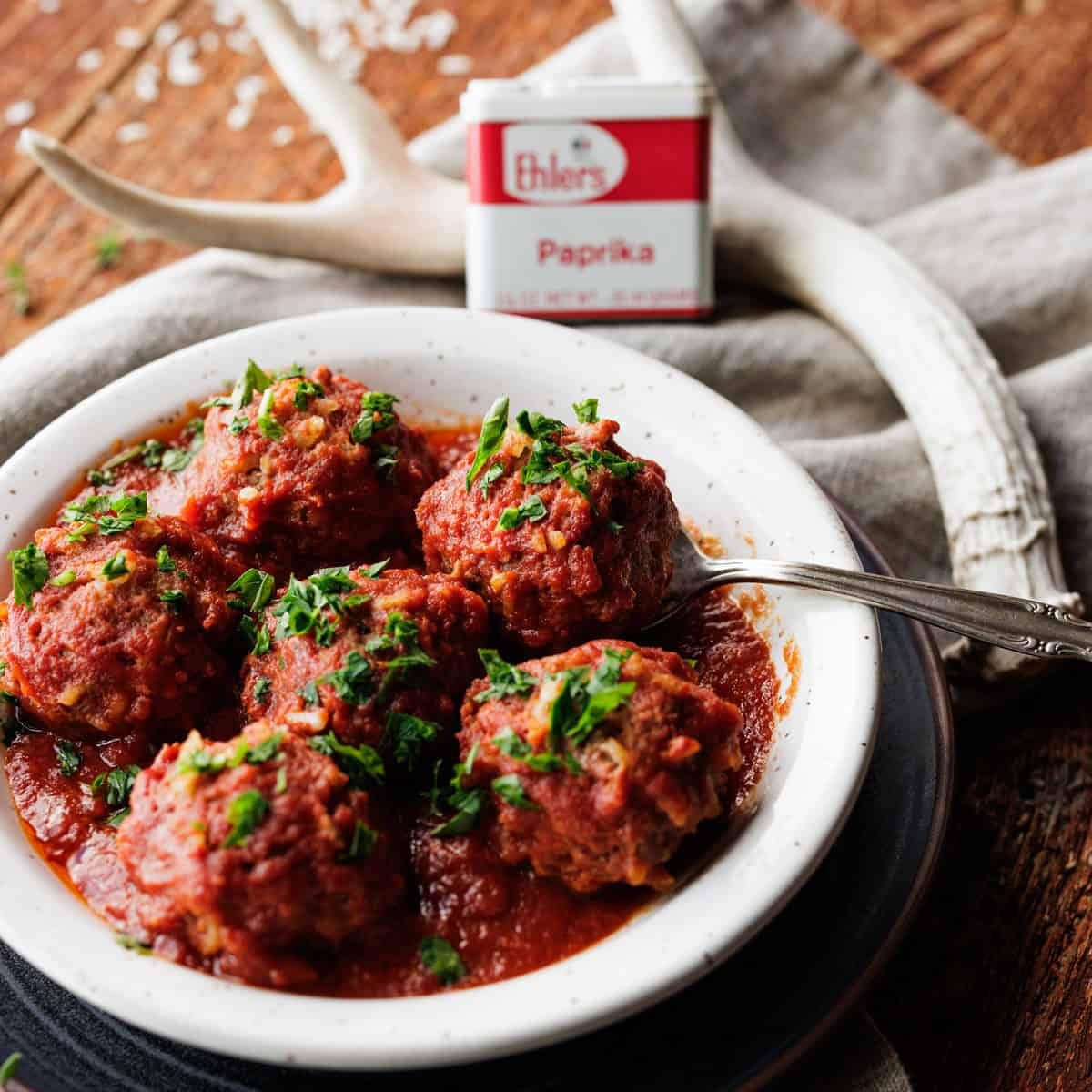 Venison Porcupine Meatballs Peak to Plate