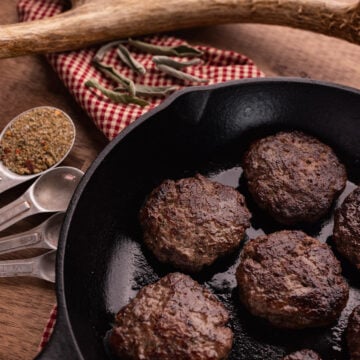 venison pan sausage patties.