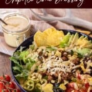 venison taco salad pin.